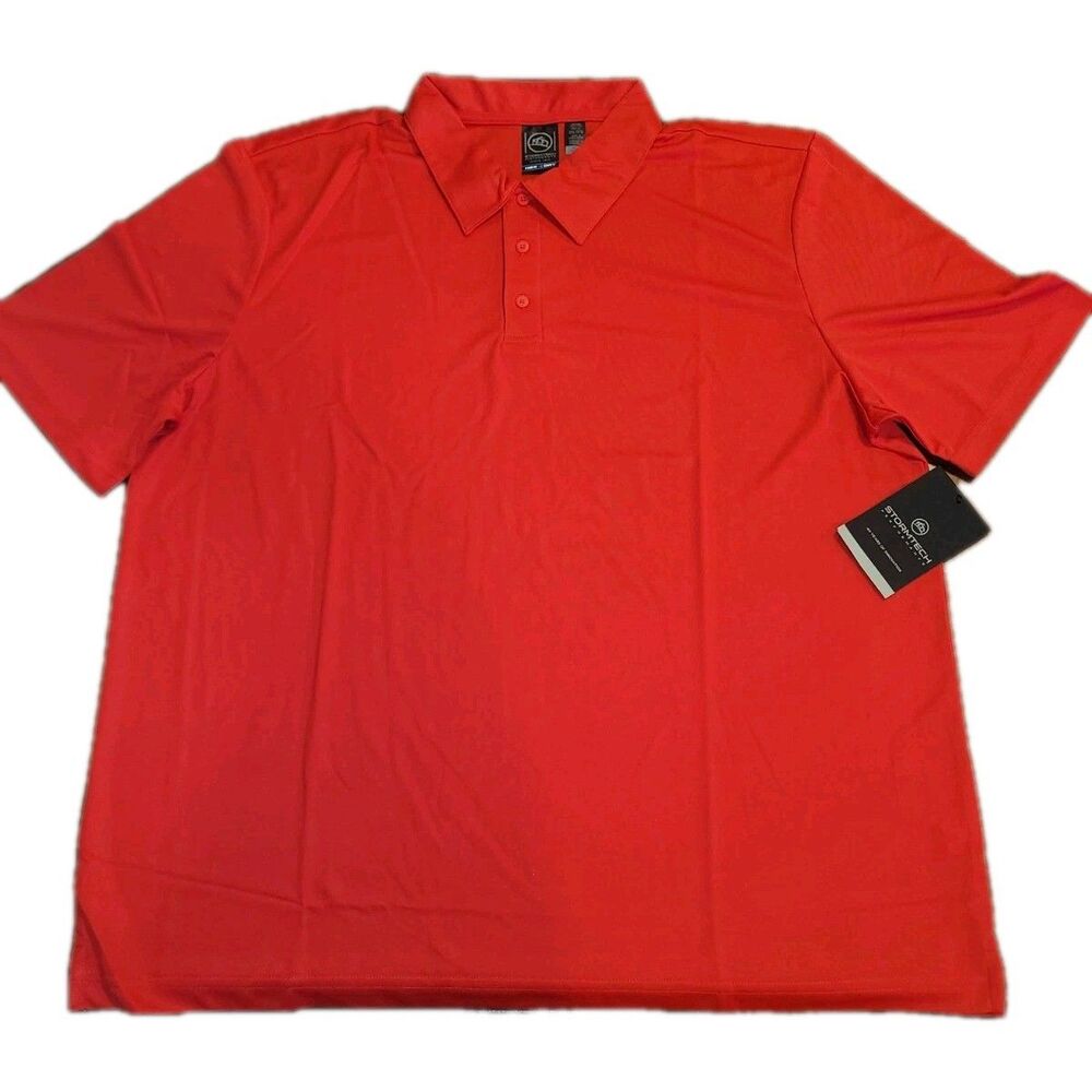 Stormtech Performance Polo Shirt, Red Size 3X